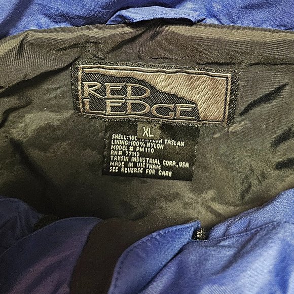 Red Ledge Blue and Black Nylon Coat Men's Size XL - Picture 3 of 8